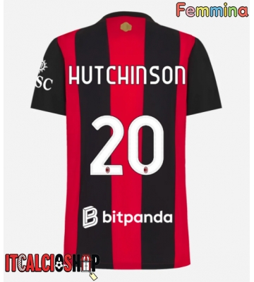 AC Milan Omari Hutchinson #20 Prima Maglia Femmina 2026-27 Manica Corta